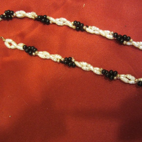 RARE VTG FRESH WATER PEARLS & BEADED NECKLACE, STUNNING COLORS - Picture 4 of 7